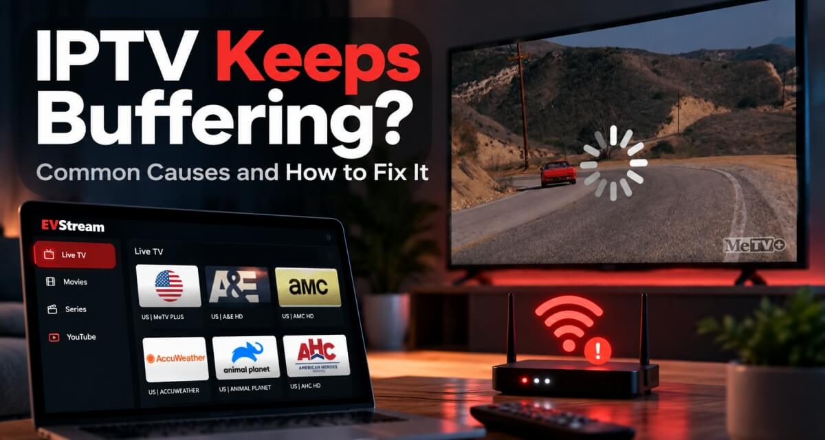 IPTV stream buffering and freezing during playback